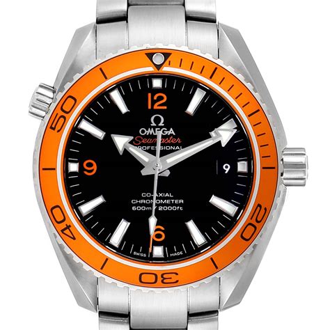 omega seamaster orange bezel.